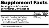 Private Label Garcinia Cambogia Extract HCA 1500mg 180caps Private Label 12,100,500 Bottle Price