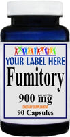Private Label Fumitory 900mg 90caps Private Label 12,100,500 Bottle Price