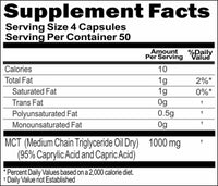 Private Label KETO MCT 1000mg 200caps Private Label 12,100,500 Bottle Price