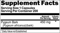 Private Label Pygeum Bark 450mg 200caps Private Label 12,100,500 Bottle Price