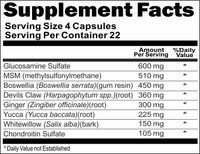 Private Label Triple Strength Advanced Joint Support 90caps or 180caps Private Label 12,100,500 Bottle Price