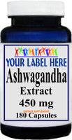 Private Label Ashwagandha Extract 450mg 180caps Private Label 12,100,500 Bottle Price