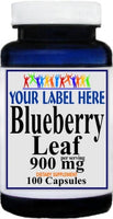 Private Label Blueberry Leaf 900mg 100caps Private Label 12,100,500 Bottle Price