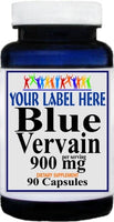 Private Label Blue Vervain 900mg 90caps Private Label 12,100,500 Bottle Price