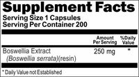 Private Label Boswellia Extract 250mg 200caps Private Label 12,100,500 Bottle Price
