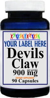 Private Label Devils Claw 900mg 90caps Private Label 12,100,500 Bottle Price
