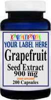 Private Label Grapefruit Seed Extract 900mg 100caps Private Label 12,100,500 Bottle Price