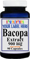 Private Label Bacopa Leaf Extract 900mg 90caps or 180caps Private Label 12,100,500 Bottle Price