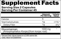 Private Label Glucomannan 1000mg 180caps Private Label 12,100,500 Bottle Price