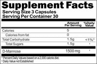 Private Label D-Mannose 1500mg 90caps or 180caps Private Label 12,100,500 Bottle Price