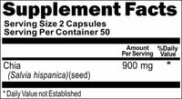Private Label Chia Seed 900mg 100caps Private Label 12,100,500 Bottle Price
