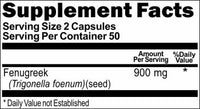 Private Label Fenugreek 900mg 100caps Private Label 12,100,500 Bottle Price
