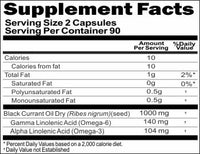 Private Label Black Currant Seed Oil 1000mg 180caps Private Label 12,100,500 Bottle Price