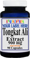 Private Label Tongkat Ali Extract 900mg 90caps or 180caps Private Label 12,100,500 Bottle Price