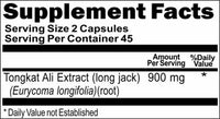 Private Label Tongkat Ali Extract 900mg 90caps or 180caps Private Label 12,100,500 Bottle Price