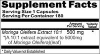 Private Label Moringa Oleifera Extract 5000mg Equivalent 180caps Private Label 12,100,500 Bottle Price