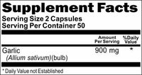 Private Label Garlic 900mg 100caps Private Label 12,100,500 Bottle Price