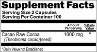Private Label Cacao 1000mg 200caps Private Label 12,100,500 Bottle Price