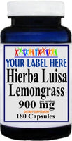 Private Label Hierba Luisa Lemongrass 900mg 180caps Private Label 12,100,500 Bottle Price