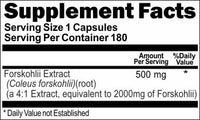 Private Label Forskohlii Extract Equivalent 2000mg 180caps Private Label 12,100,500 Bottle Price