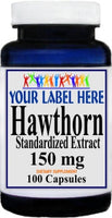 Private Label Hawthorn Standardized Extract 150mg 100caps Private Label 12,100,500 Bottle Price