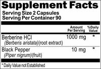 Private Label Berberine Black Pepper 1000mg 180caps Private Label 12,100,500 Bottle Price
