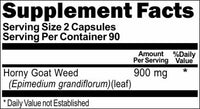 Private Label Horny Goat Weed 900mg 90caps or 180caps Private Label 12,100,500 Bottle Price