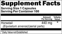 Private Label Horsetail 440mg 100caps Private Label 12,100,500 Bottle Price