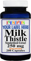 Private Label Milk Thistle Extract 250mg 200caps Private Label 12,100,500 Bottle Price