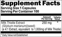 Private Label Milk Thistle (Silymarin) Extract  Equivalent 1000mg 100caps or 200caps Private Label 12,100,500 Bottle Price