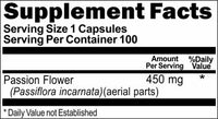 Private Label Passion Flower 450mg 100caps Private Label 12,100,500 Bottle Price