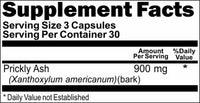 Private Label Prickly Ash Bark 900mg 90caps Private Label 12,100,500 Bottle Price