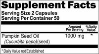 Private Label Pumpkin Seed Oil 1000mg Emulsified Dry 100caps or 200caps Private Label 12,100,500 Bottle Price