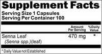 Private Label Senna Leaf 470mg 100caps Private Label 12,100,500 Bottle Price