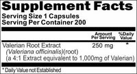Private Label Valerian Root Extract Equivalent 1000mg 200caps Private Label 12,100,500 Bottle Price