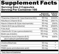 Private Label B-Complex 50 200caps Private Label 12,100,500 Bottle Price