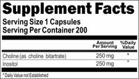 Private Label Choline & Inositol 200caps Private Label 12,100,500 Bottle Price