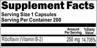 Private Label B-2 250mg 200caps Private Label 12,100,500 Bottle Price