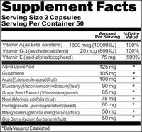 Private Label Free Radical Attacker 100caps or 200caps Private Label 12,100,500 Bottle Price