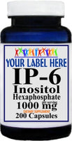 Private Label IP-6 Inositol Hexaphosphate 1000mg 200caps Private Label 12,100,500 Bottle Price