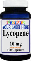 Private Label Lycopene 10mg 100caps or 200caps Private Label 12,100,500 Bottle Price