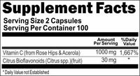 Private Label Full Spectrum Vitamin C Buffered and Bioflavonoids 200caps Private Label 12,100,500 Bottle Price