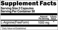Private Label L-Arginine 1000mg 100caps or 200caps Private Label 12,100,500 Bottle Price