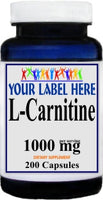 Private Label L-Carnitine 1000mg 200caps Private Label 12,100,500 Bottle Price