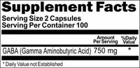 Private Label Gaba 750mg 200caps Private Label 12,100,500 Bottle Price