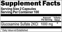 Private Label Glucosamine Sulfate 1000mg 200caps Private Label 12,100,500 Bottle Price