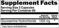 Private Label Glucosamine Hydrochloride 1500mg 200caps Private Label 12,100,500 Bottle Price