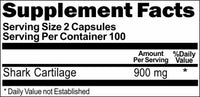 Private Label Shark Cartilage 900mg 200caps Private Label 12,100,500 Bottle Price
