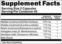 Private Label Advanced Mushroom Defense 90caps or 180caps Private Label 12,100,500 Bottle Price