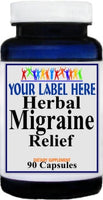 Private Label Herbal Migraine Relief 90caps Private Label 12,100,500 Bottle Price